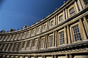 Avon Impressions: Détail architectural du Cirque à Bath Inscription au patrimoine mondial de l'UNESCO et situé sur la rivière Avon