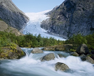 Scandinavian Glaciers Impressions: Briksdalsbreen Glacier