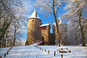 Château de Castell Coch à Tongwynlais à Cardiff au Pays de Galles en Grande-Bretagne en Europe