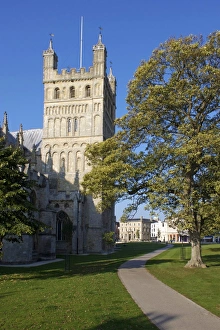 Exeter Cathedral Impressions: Cathedral, Exeter, Devon, England, United Kingdom, Europe