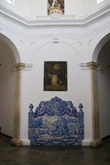 European Education Institutions Impressions: Central atrium with tilework and statues