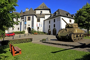 Medieval Castle Architecture Europe Impressions: Clervaux Castle, Canton of Clervaux, Grand Duchy of Luxembourg, Europe