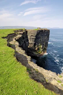 Downpatrick Head Ireland Impressions: Cliffs at Downpatrick Head