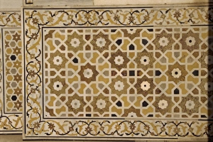 Uttar Pradesh Landmarks Impressions: Close-up of tilework