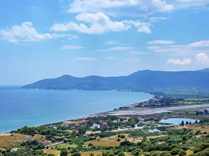 Samos Island Greece Impressions: Coast of Pythagoreio, elevated view