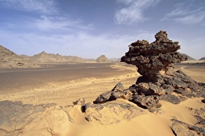 North African Desert Scenes Impressions: Eroded rocks