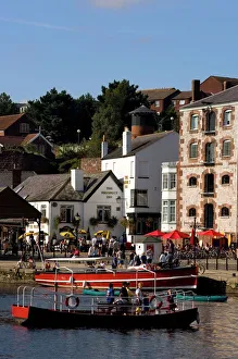 Exeter Impressions: Le quai d'Exeter à Exeter en Angleterre au Royaume-Uni de l'Eurovision