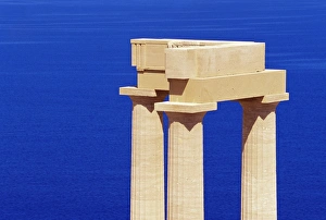 Dodecanese Islands Impressions: Detail of Hellenistic stoa