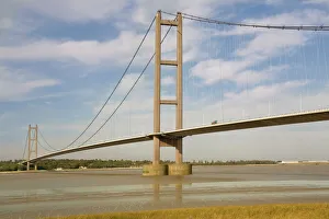 Humberside Impressions: Pont de Humber, Humberside (Angleterre), Royaume-Uni et l'Europe