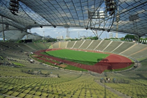 Olympic Stadium Munich Impressions: Interior of the Olympic Stadium