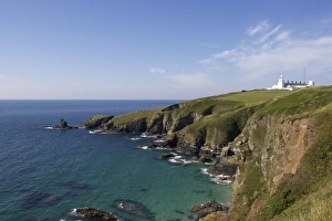 United Kingdom Scenery Impressions: Lighthouse, Lizard Point, Cornwall, England, United Kingdom, Europe