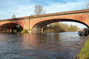 Isambard Kingdom Brunel Impressions: Pont de la ligne ferroviaire de Maidenhead construit par Isambard Kingdom Brunel surnommé l'Arc sonnant