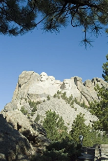 Colorful Rock Formations Impressions: Mount Rushmore