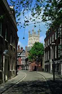 Gloucester Impressions: Vieille ville et cathédrale de Gloucestre en Angleterre du Royaume-Uni dans l'Europe