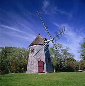 New England Architecture Impressions: The oldest windmill on Cape Cod