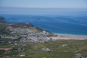 Perranporth Impressions: Perranporth est situé à Cornouailles en Angleterre au Royaume-Uni d'Europe