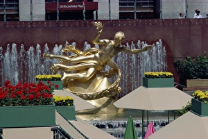 New York City Statues Impressions: Prometheus statue