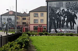 Comté De Londonderry Impressions: Les fresques républicaines autour de la courne du libre Derry
