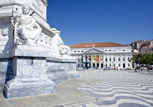 Rossio Square Portugal Impressions: Rossio Square