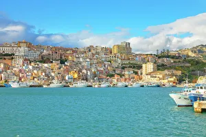 Europe Coastal Towns Impressions: Sciacca harbour, Sciacca, Agrigento district, Sicily, Italy, Mediterranean, Europe