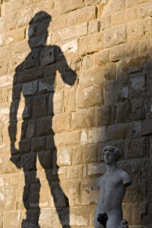 Famous Statues In Europe Impressions: Shadow of statue of David