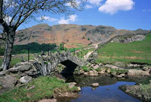 Pont de Slaters à Little Langdale dans le district du lac en Angleterre au Royaume-Uni dEurope