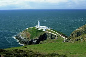 Anglesey Impressions: Le phare de South Stack, Anglesey au Pays de Galles au Royaume-Uni en Europe