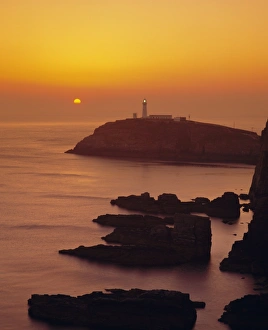 Le stack du sud au coucher du soleil