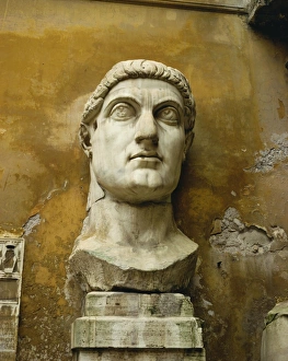 European Historical Statues Impressions: Statue from the Constantine Colossus