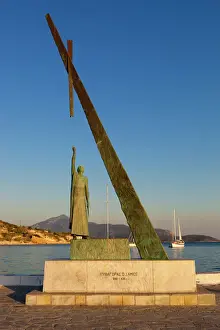 Impressions de La statue de Pythagore (philosophe et mathématicien grec), Pythagorion, Îles égéennes du Samos Grèce Impressions: La statue de Pythagore (philosophe et mathématicien grec)