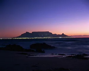 Le Cap Impressions: La Table de Montagne au coucher du soleil