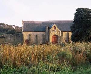 Dorset Tourist Attractions Impressions: Tithe barn, Abbotsbury, Dorset, England, United Kingdom, Europe