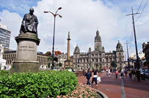Glasgow Impressions: Hôtel de ville, place Georges