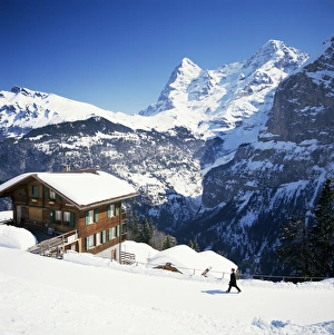 Images datées du 16 janvier 2000: Vue vers l'Eiger