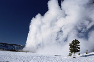 North America Natural Landmarks Impressions: Winter eruption