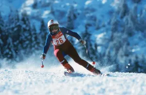 Impressions de Le ski féminin : jan. 1979 Moira Cargill - GBR A représenté le Royaume-Uni aux Jeux olympiques d'hiver de 1980 à la lacière de Placid Images datées de 2012 septembre: Moira Cargill