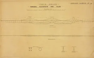 Pont de Forth, Élévation et Plan Général