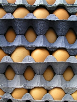 Still Life Eggs Impressions: Stack of eggs