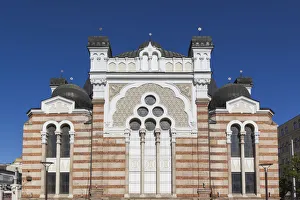 Balkan Travel Destinations Impressions: Bulgaria, Sofia, Sofia Synagogue, built 1909, second largest Sephardic Synagogue in