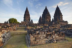 Central Java Indonesia Impressions: Temples at Prambanan complex, Java, Indonesia