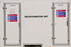 Emergency Response Equipment Impressions: A decontamination unit