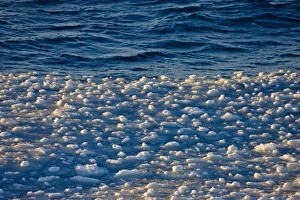 Ocean Landscape Photography Impressions: Floating ice blocks pattern, Antarctica