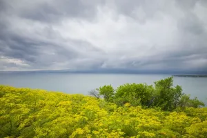 Armenia Landscape Photography Impressions: Armenia, Sevan. Lake Sevan from Sevanavank Peninsula during summer