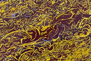 Macro Mineral Photography Impressions: Scripted Jasper