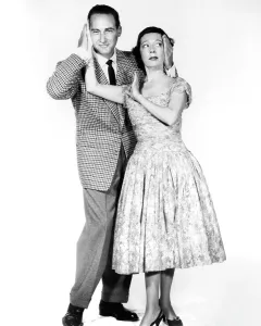 Vintage Television Sets Impressions: YOUR SHOW OF SHOWS, (from left): Sid Caesar, Imogene Coca, 1950-54