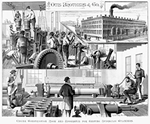 American Engineering History Impressions: ENGINE CONSTRUCTION ROOM
