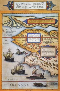 Amériques Impressions: LA CARTE DE LA DÉTROIT DE BERING, 1593