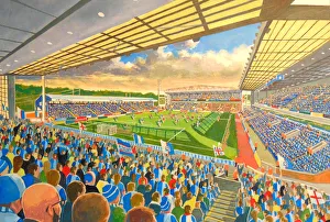 Stade Ewood Park Fine Art - Blackburn Rovers Club de Football.