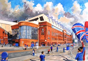 Stade dIbrox - Art Fine - Rangers Club de Football