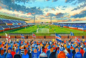 Stade Windsor Park Fine Art - Irlande du Nord & Linfield FC